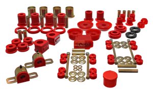 Chevrolet Camaro Bushing Kit - Energy Suspension - Hyper-Flex - Red - `93-`02